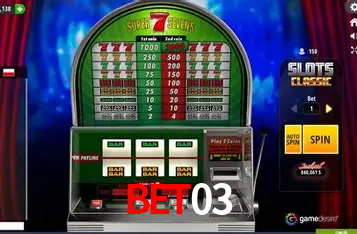 Descubra o Mundo do Cassino Online com bet03